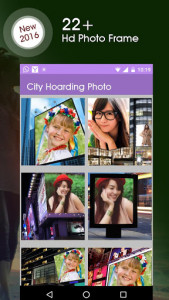 اسکرین شات برنامه City Hoarding Photo Frame 1