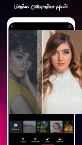 اسکرین شات 6 برنامه Photo Video Maker with Music