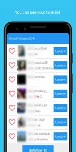 اسکرین شات برنامه Unfollow and Follow users 6