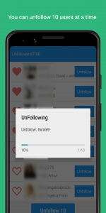 اسکرین شات برنامه Unfollow and Follow users 3