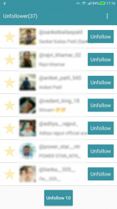 اسکرین شات برنامه Unfollow Users Cleaner 4