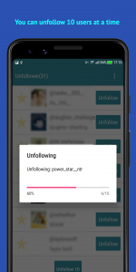 اسکرین شات برنامه Unfollow Users Cleaner 3