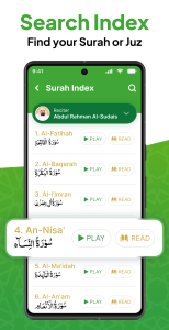 اسکرین شات 4 برنامه Al QURAN - القرآن الكريم
