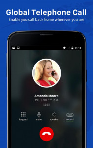 اسکرین شات برنامه Call App - Call to Global 3