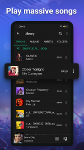 اسکرین شات برنامه Music player - Audio Player 1