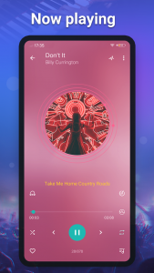 اسکرین شات برنامه Music player - Audio Player 3