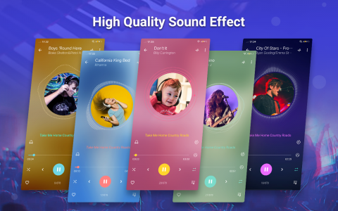 اسکرین شات برنامه Music player - Audio Player 8