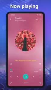 اسکرین شات 3 برنامه Music player - Audio Player