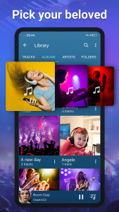 اسکرین شات برنامه Music player - Audio Player 4