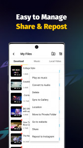 اسکرین شات برنامه Video Downloader - Save Videos 6