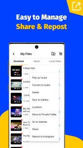 اسکرین شات برنامه Video Downloader - Save Videos 6