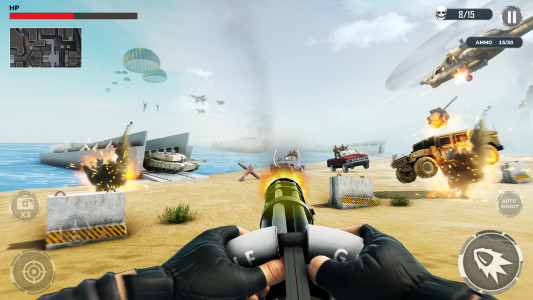 اسکرین شات 4 بازی WW2 Tank Battle: War Games FPS