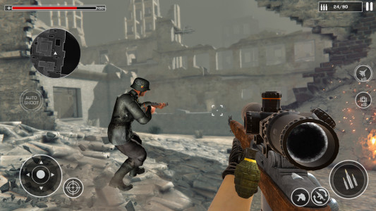 اسکرین شات بازی WW2 Sniper 3D: Pure War Games 4