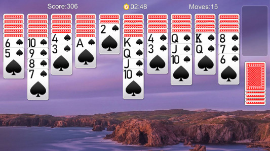 اسکرین شات 2 بازی Spider Solitaire-Card Games