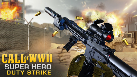 اسکرین شات بازی Call of ww2: Superhero Duty Strike World War Game 4