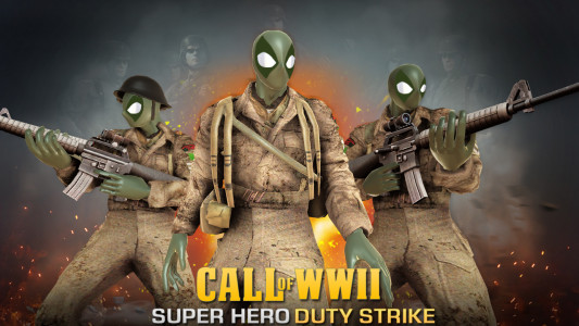 اسکرین شات بازی Call of ww2: Superhero Duty Strike World War Game 1