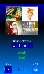 اسکرین شات برنامه Guess and learn words. Picture 3