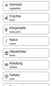اسکرین شات برنامه Learn and play German words 3