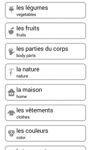 اسکرین شات برنامه Learn and play French words 3