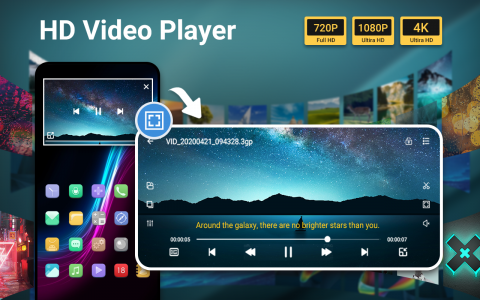 اسکرین شات 1 برنامه Video Player All Format HD