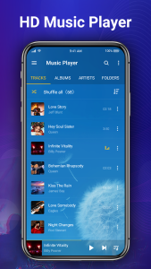 اسکرین شات 3 برنامه Music Player - MP3 & Equalizer
