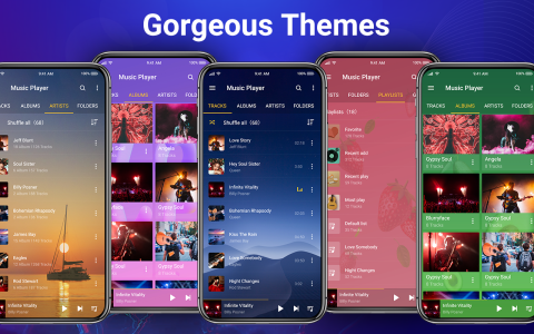 اسکرین شات 2 برنامه Music Player - MP3 & Equalizer