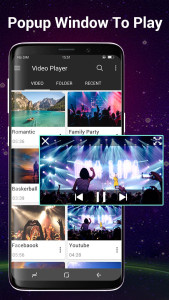 اسکرین شات 2 برنامه Video Player All Format