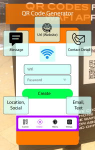 اسکرین شات 4 برنامه QR Code Scan & Multi Space Web
