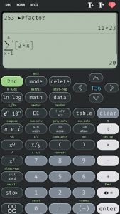 اسکرین شات برنامه Scientific calculator 36, calc 36 plus 6