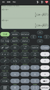 اسکرین شات برنامه Scientific calculator 36, calc 36 plus 4