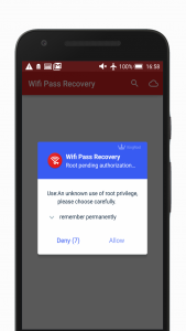 اسکرین شات برنامه WiFi Password Recovery 1