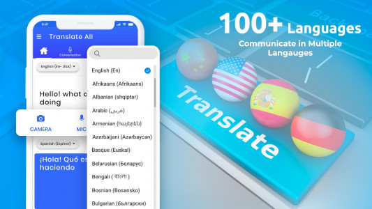 اسکرین شات برنامه Translate All Language - Voice 4