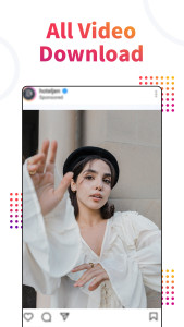 اسکرین شات 1 برنامه Video downloader, download all
