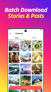 اسکرین شات برنامه Video Downloader for Instagram, Reels, Story Saver 4