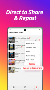اسکرین شات برنامه Video Downloader for Instagram, Reels, Story Saver 7