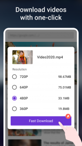 اسکرین شات 2 برنامه Video Downloader - Video Saver