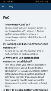 اسکرین شات 6 برنامه فیلتر شکن قوی و پرسرعت Can Vpn