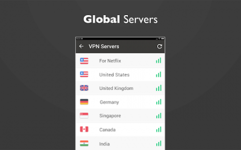 اسکرین شات برنامه VPN Proxy Master lite - free&secure VPN proxy 6