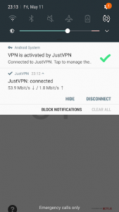 اسکرین شات برنامه VPN free - high speed proxy by justvpn 3