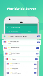 اسکرین شات برنامه Free VPN & security unblock Proxy -Snap Master VPN 4