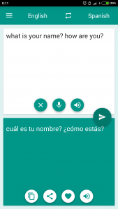 اسکرین شات برنامه Spanish-English Translator 1