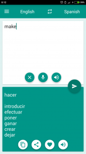 اسکرین شات برنامه Spanish-English Translator 3