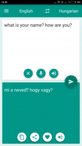 اسکرین شات برنامه Hungarian-English Translator 1