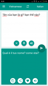 اسکرین شات برنامه Italian-Vietnamese Translator 1