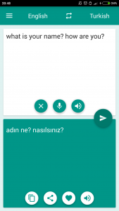 اسکرین شات برنامه Turkish-English Translator 1