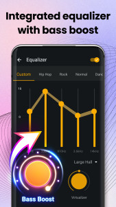اسکرین شات 7 برنامه Music Player & MP3, Bass Boost
