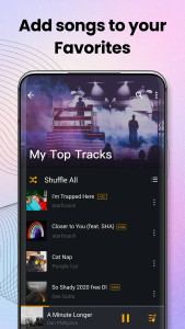 اسکرین شات 8 برنامه Music Player & MP3, Bass Boost