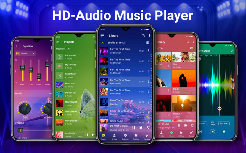 اسکرین شات برنامه Music Player - MP3 Player 1