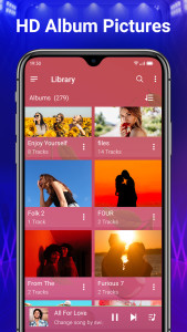 اسکرین شات 5 برنامه Music Player - MP3 Player