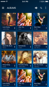 اسکرین شات 2 برنامه Music Player for Galaxy